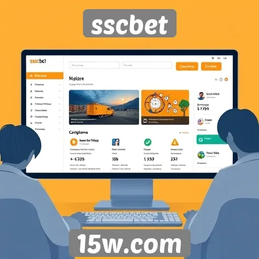Análise da interface do usuário do site sscbet
